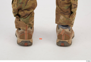 Waylon Crosby Army Pose A details of uniform leg shoes…